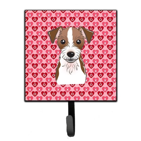 Jensendistributionservices Jack Russell Terrier Hearts Leash or Key Holder MI1715146